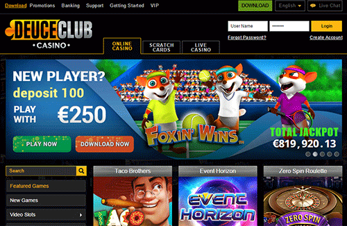 Deuce Club Casino Screenshot