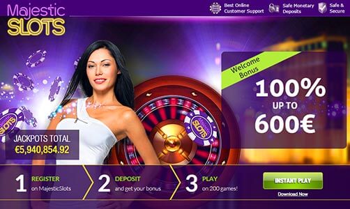 Majestic Slots Exclusive Bonus